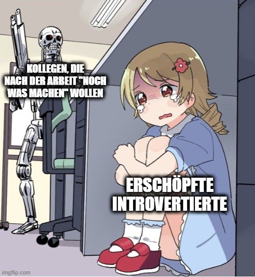 introvertierte kollegen meme